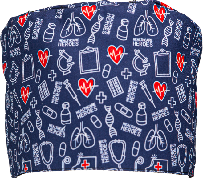 Healthcare Heroes Satin Lined Scrub Cap