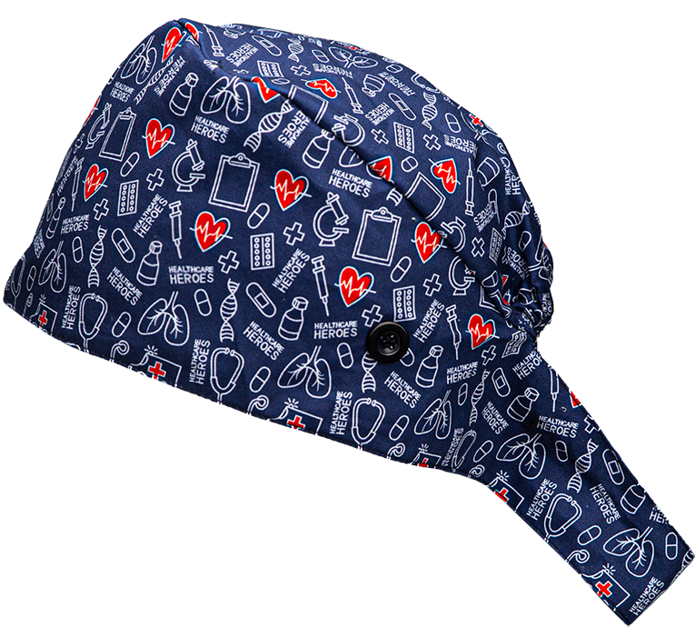 Healthcare Heroes Satin Lined Scrub Cap