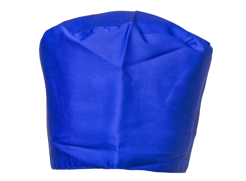 Satin line Scrub Cap with Buttons Dark Blue