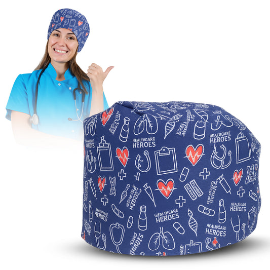 Healthcare Heroes Satin Lined Scrub Cap
