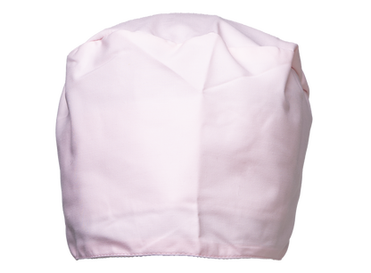 Satin line Scrub Cap with Buttons Pink