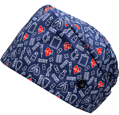 Healthcare Heroes Satin Lined Scrub Cap