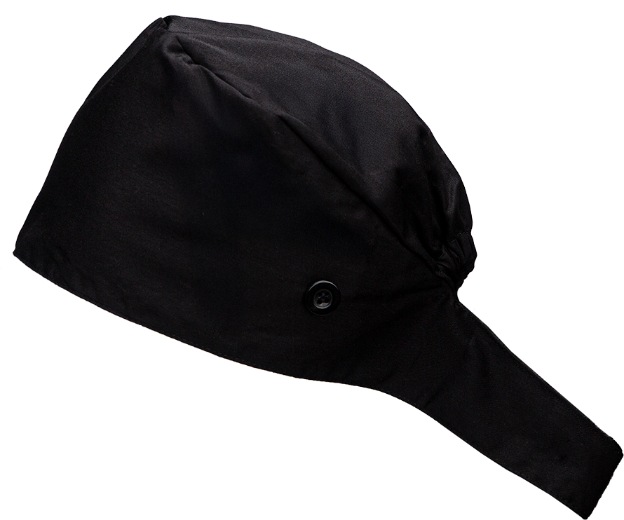 Satin lined scrub caps from The Satin Stitch